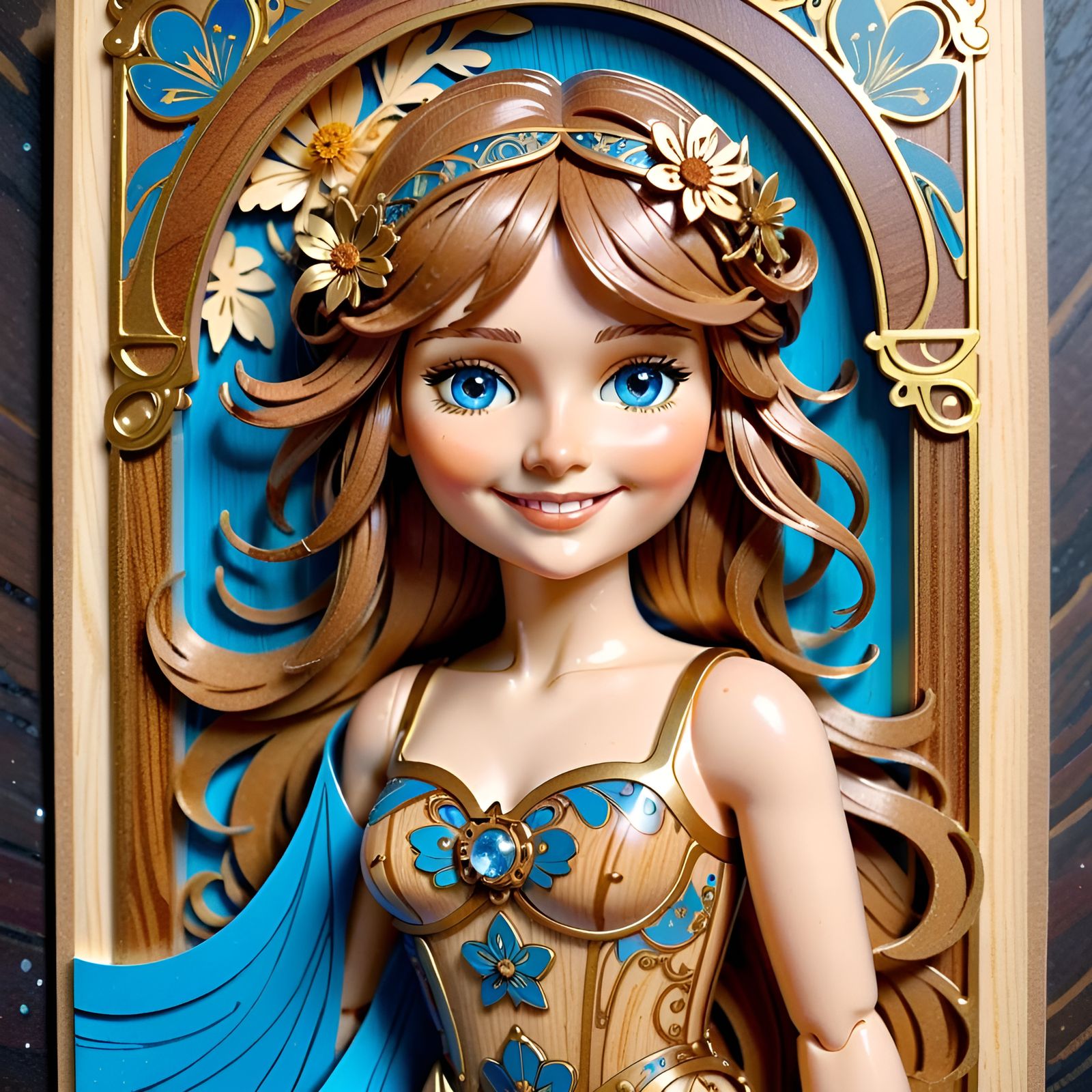 Playmobil Woman in Art Nouveau Style