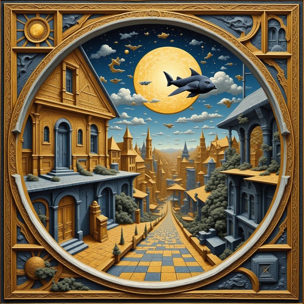 Art Nouveau Illustration with DocArt Style