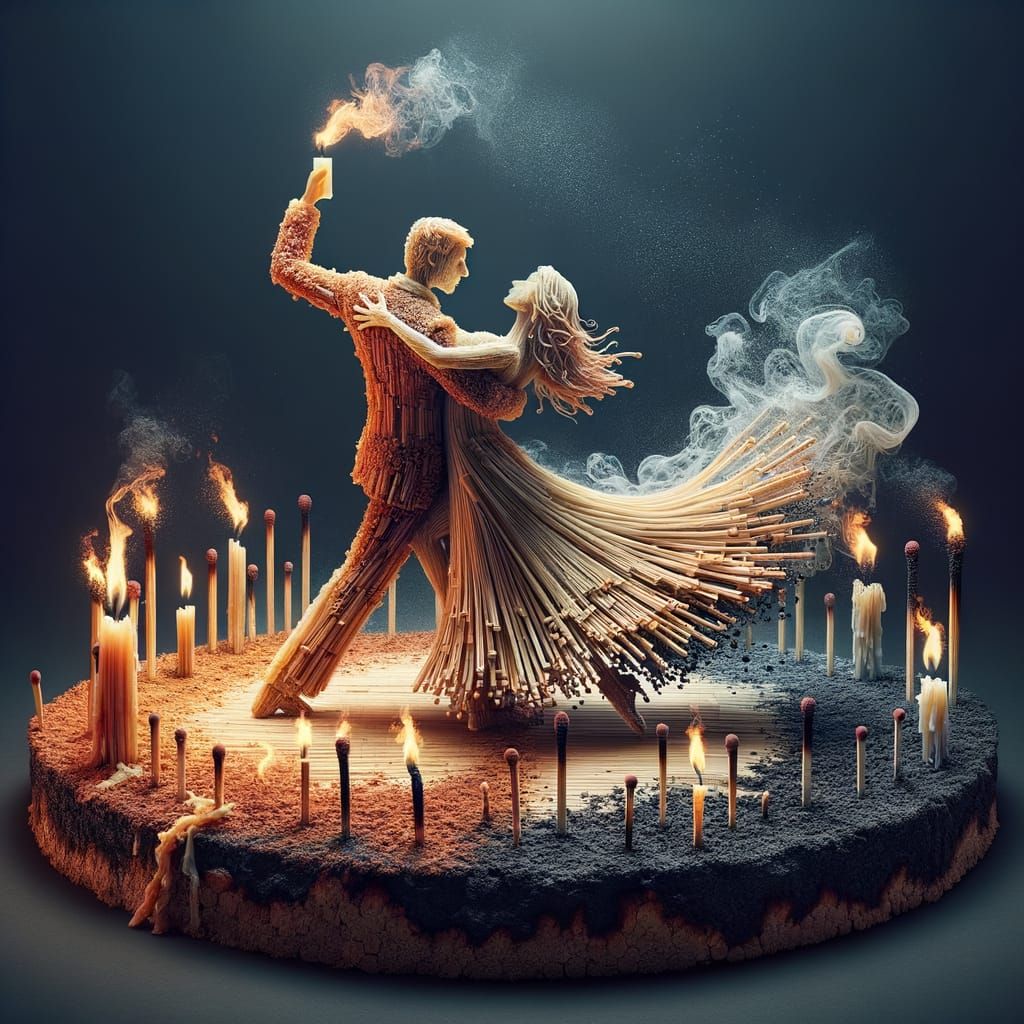 Wax Man and Matchstick Woman Tango