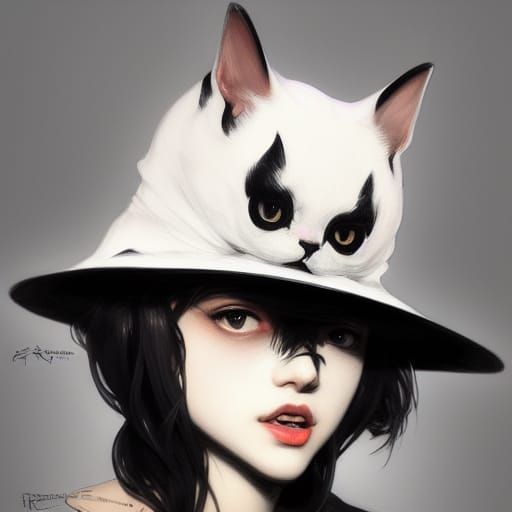 Breakcore Girl Portrait in Hyperdetailed Digital Art