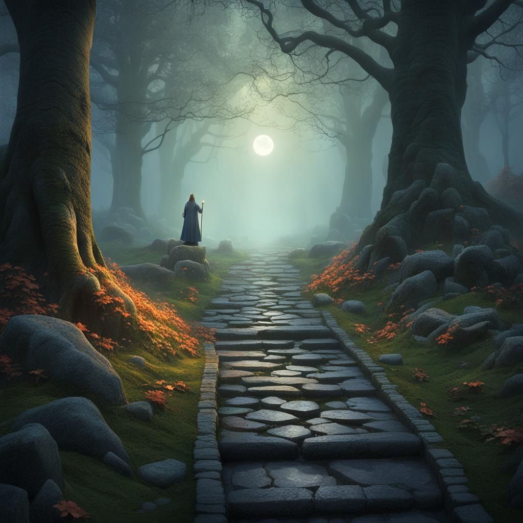 Mysterious Journey Through Enchanted Forest