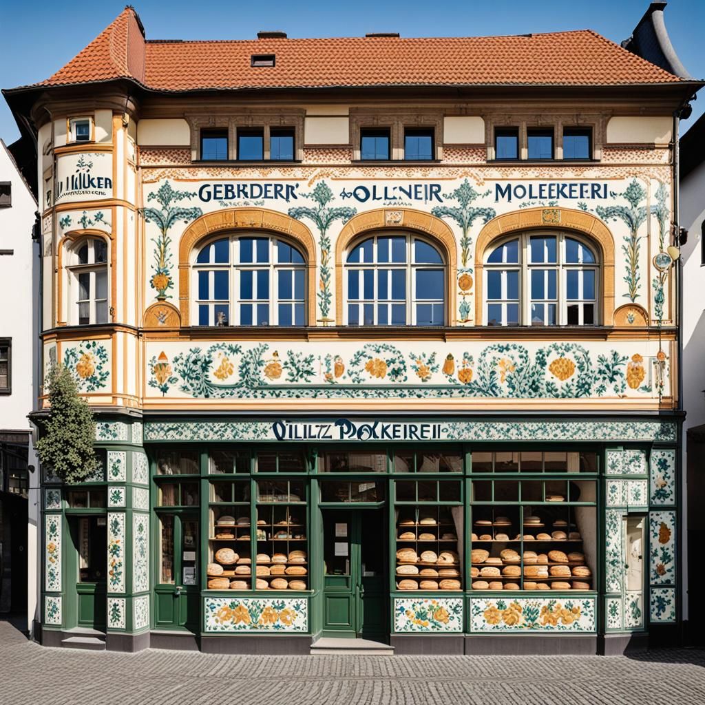 Gebrüder Pfund Molkerei: A Tiled 19th-Century Dairy