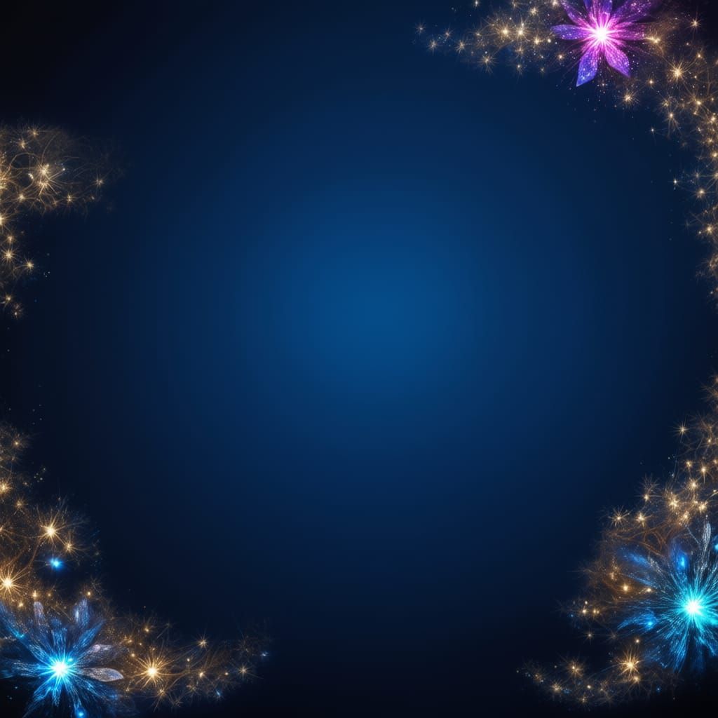 Dazzling Art with Jewels and Fractal Lights