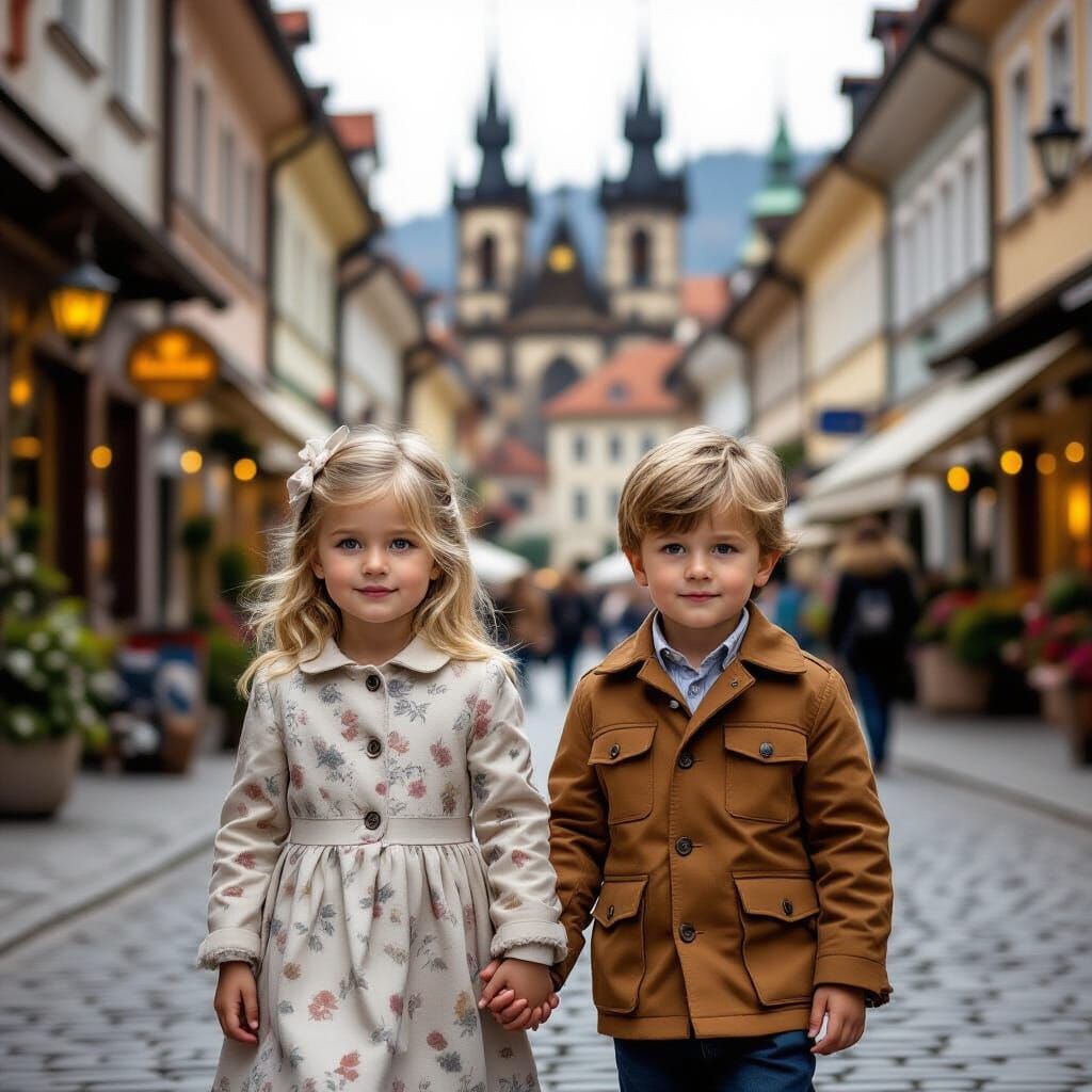 Children Visit Painter Zdeněk Burian's Town