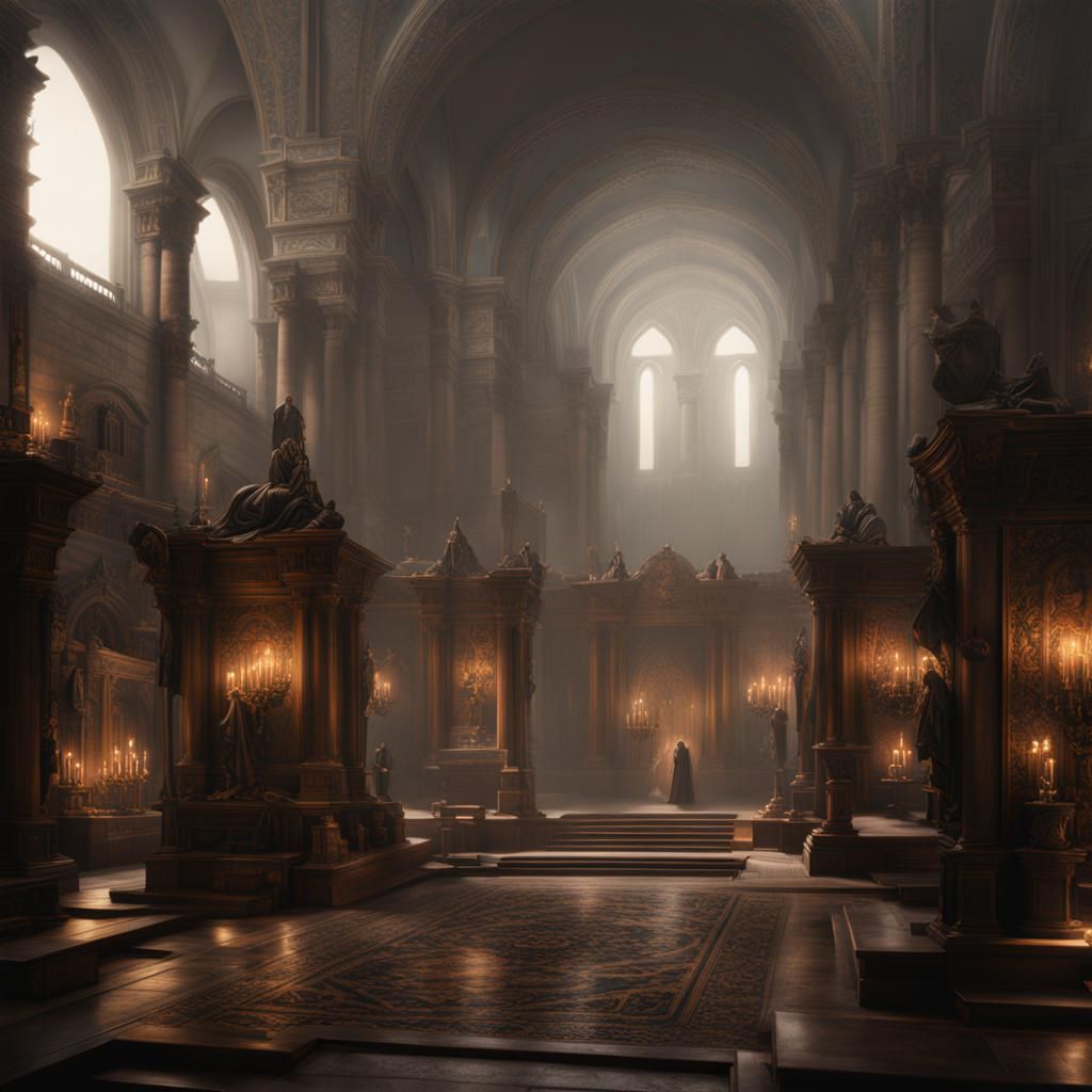 Epic Tombs in Hyperreal Style