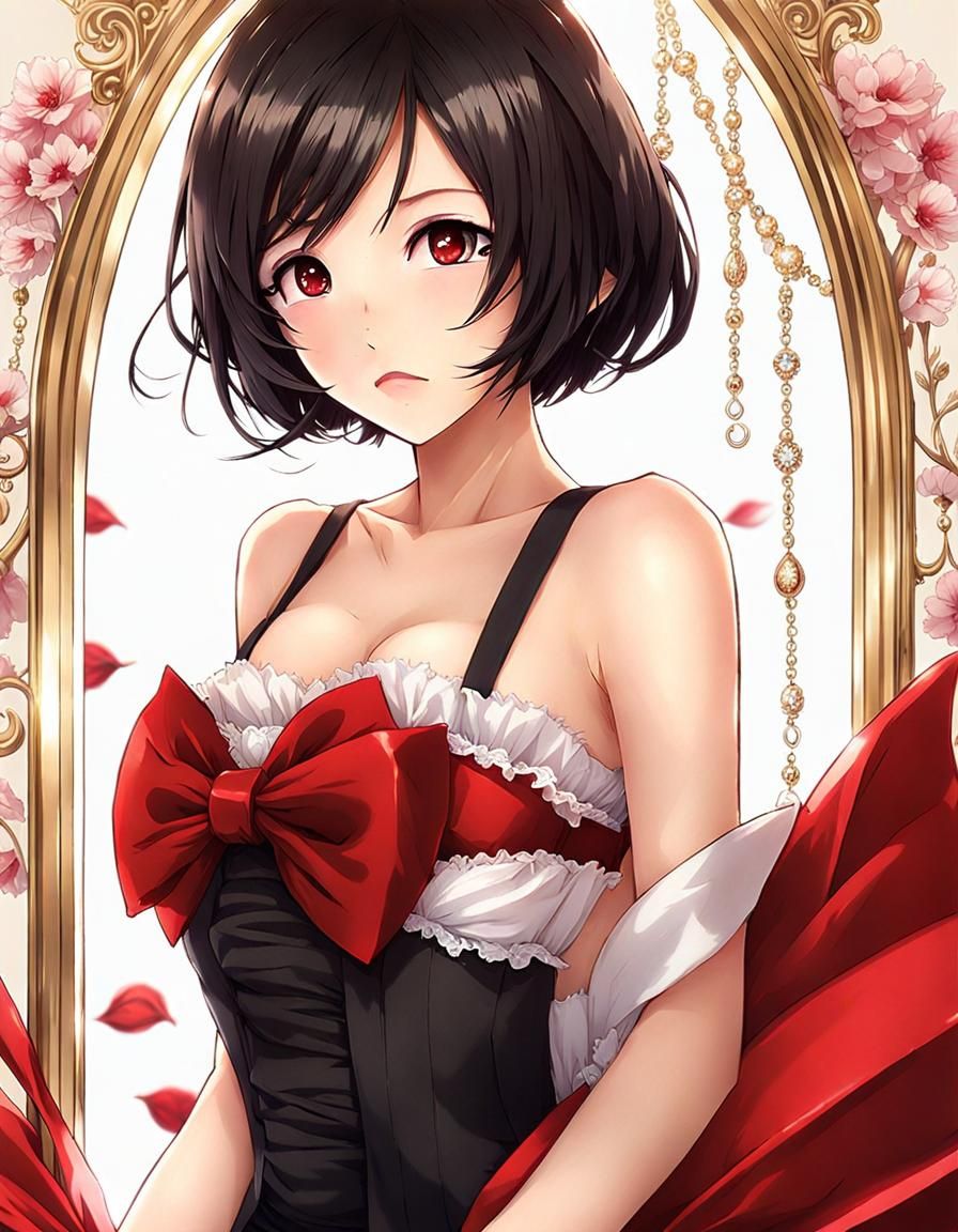 Anime Style Portrait of a Young Indonesian Woman