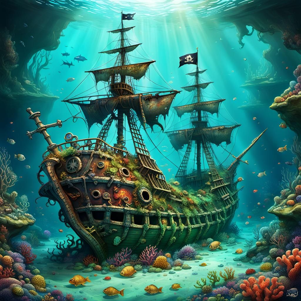 Pirate shipwreck