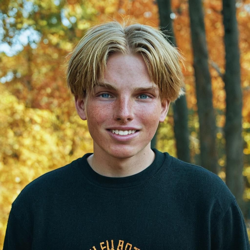 Autumn Portrait with Cinematic Lighting