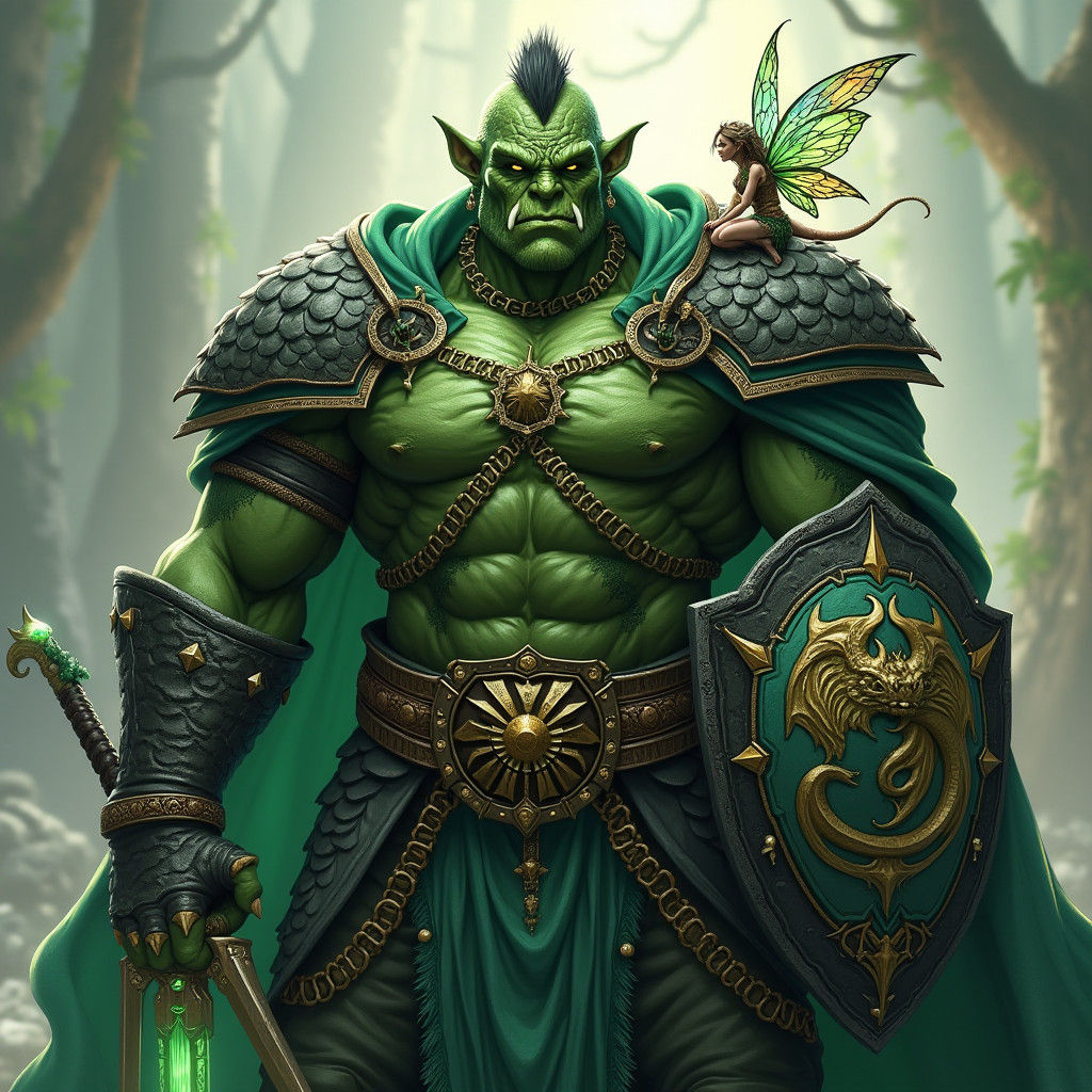 Name: Gromthar Ironwing
Race: Orc Dragon Kin
Class: Paladin
Physical Description:
Gromthar stands tall at nearly 7 feet,...