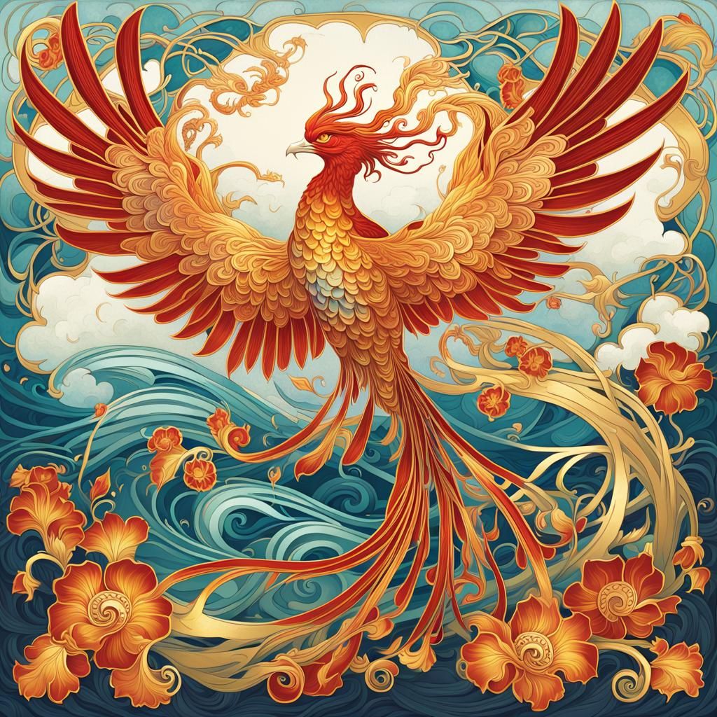 Art Nouveau Phoenix