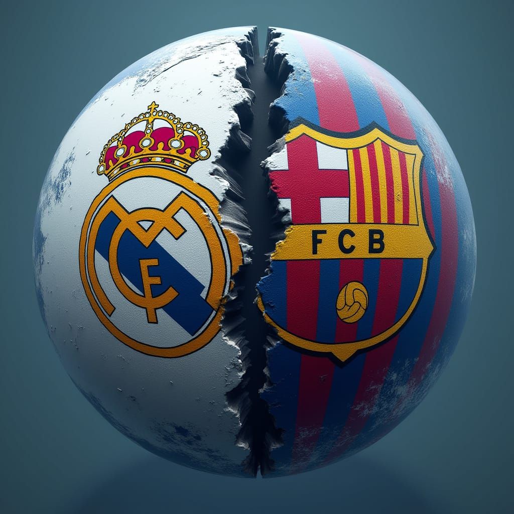 Divided Earth: A Futuristic Planet of Football Rivals
