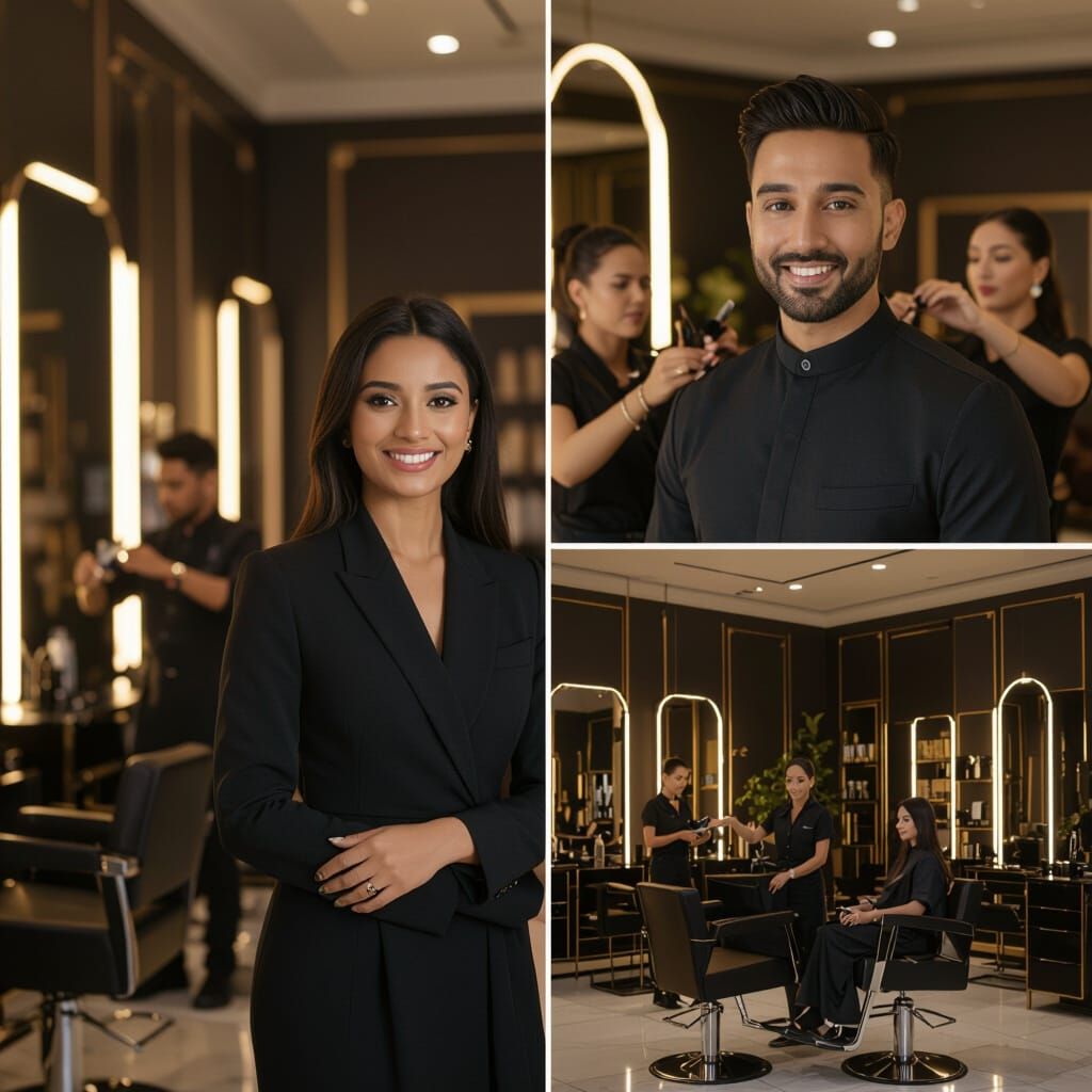 Ultra-Realistic Founder Portrait in Salon