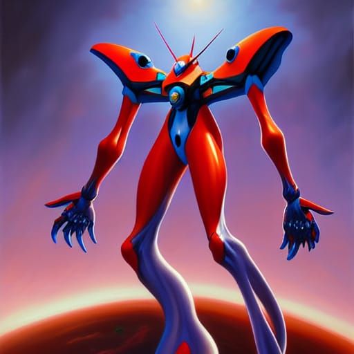 Mecha Robot in Sci-Fi Art Style