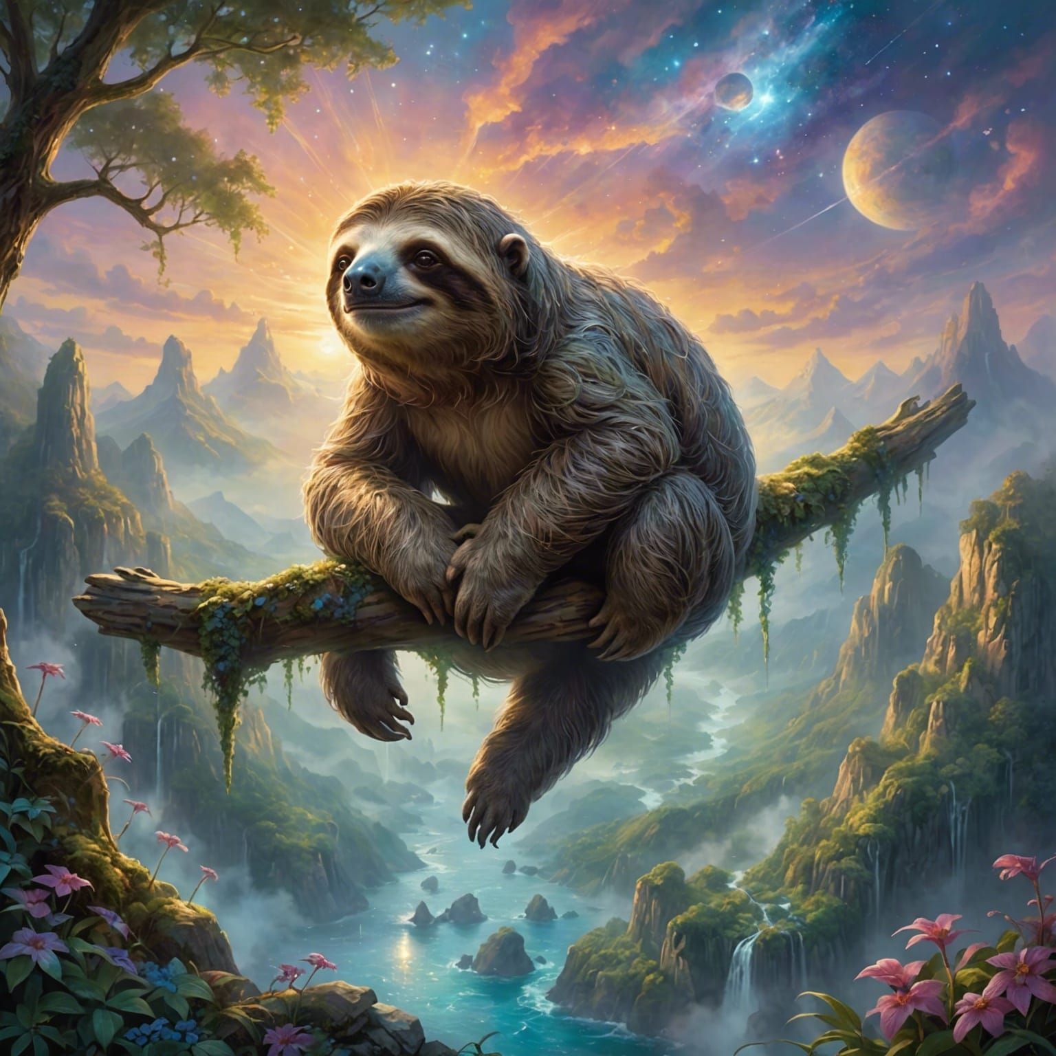 Sloth | Ethereal Fantasy Concept Art