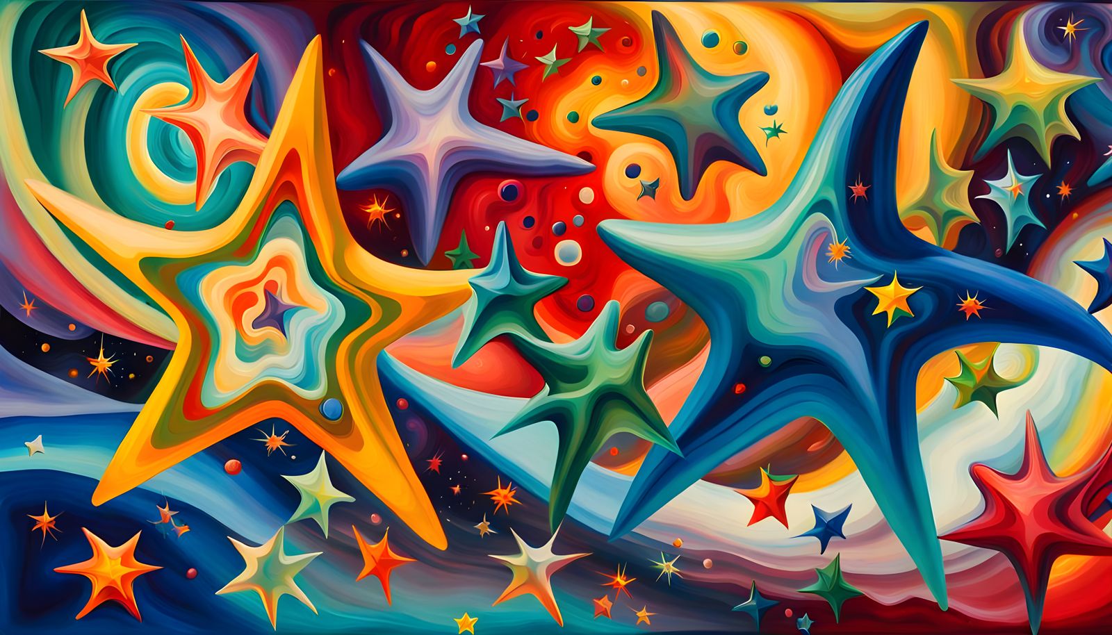 Celestial Stars Formed from Iridescent Magnetic Maelstroms