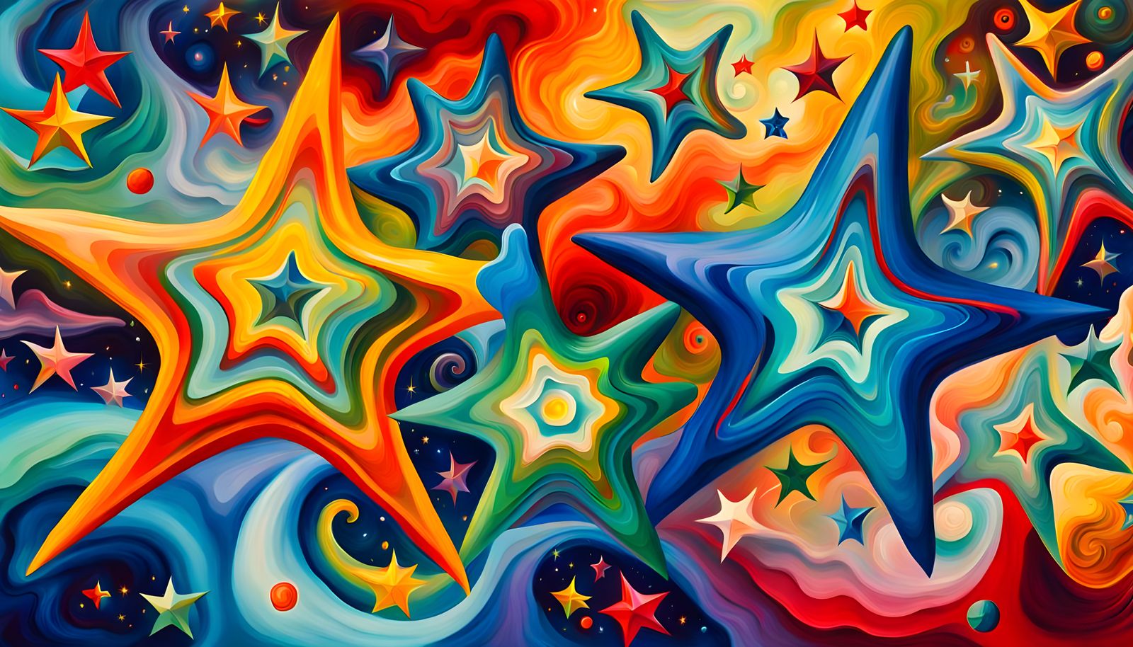 Swirling Star Cluster Formation in Impasto Style