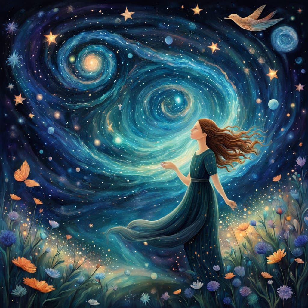 Whimsical Fey in Infinite Cosmic Dance