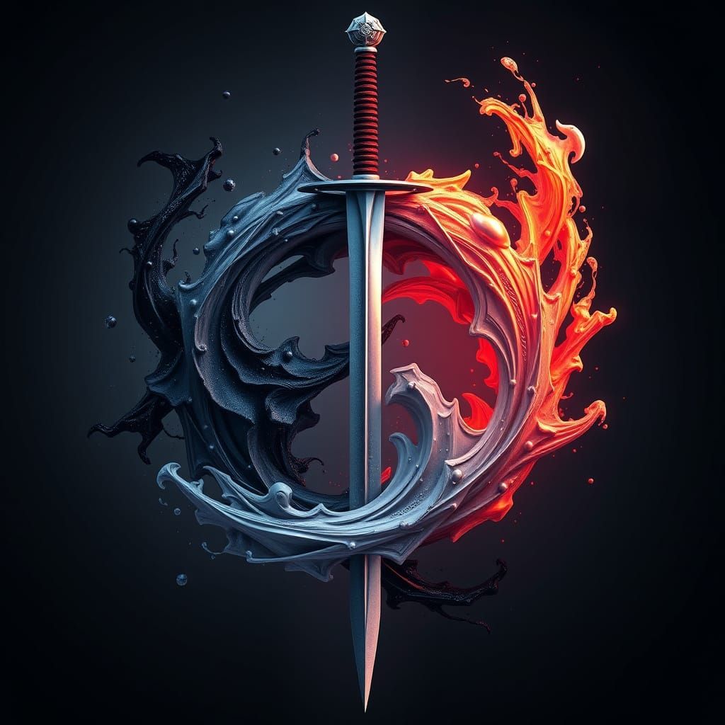 Swords in Harmony: A Yin Yang Masterpiece