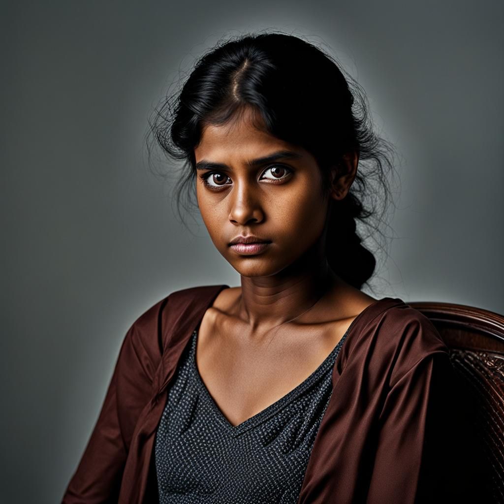 Resilient Woman: A Professional Color Portrait