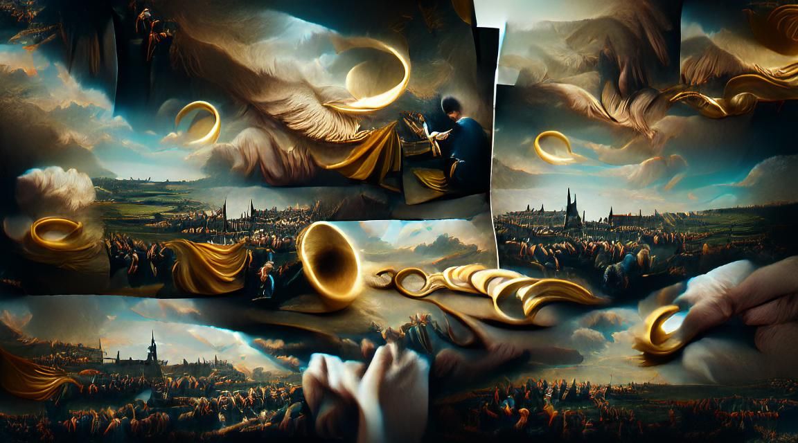 Angels with Golden Harps: Flemish Baroque Chiaroscuro