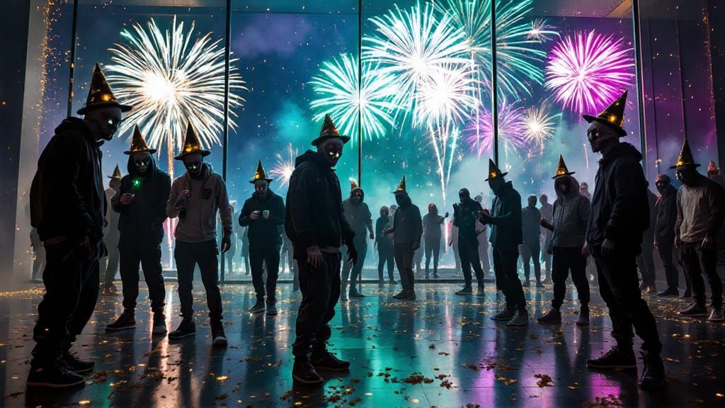 Supernatural New Year's Eve Party with Undead and Ghosts