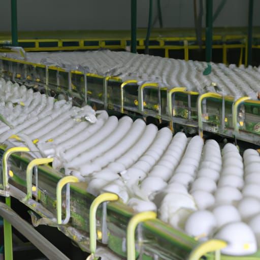 Plastic Egg Factory: An AI-Generated Industrial Scene