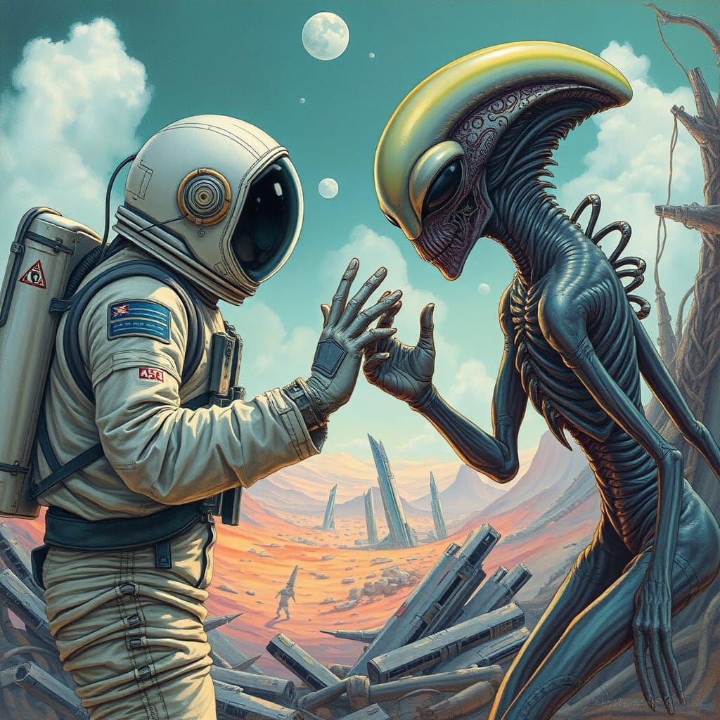 Cosmic Encounter in Post-Apocalyptic Ruins