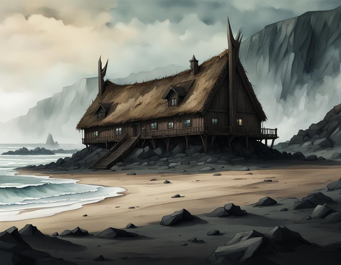 Dark Viking Longhouse 2