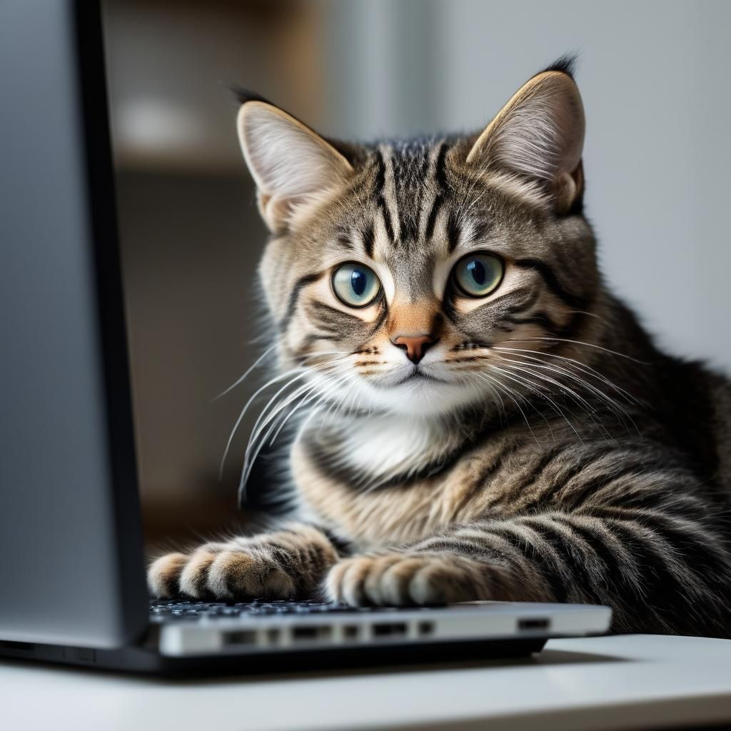 Kitten Programmer: A Study in Focus and Light