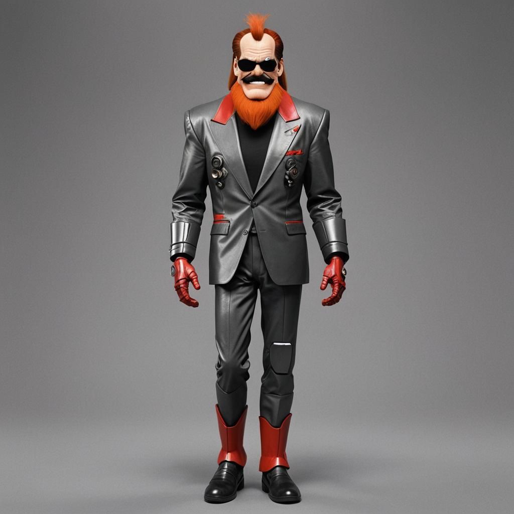 Stylized Robotnik Character Portrait