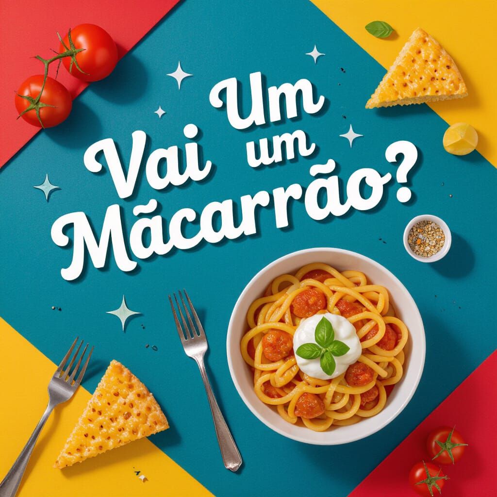 Pasta Shop Logo in Foodporn Style