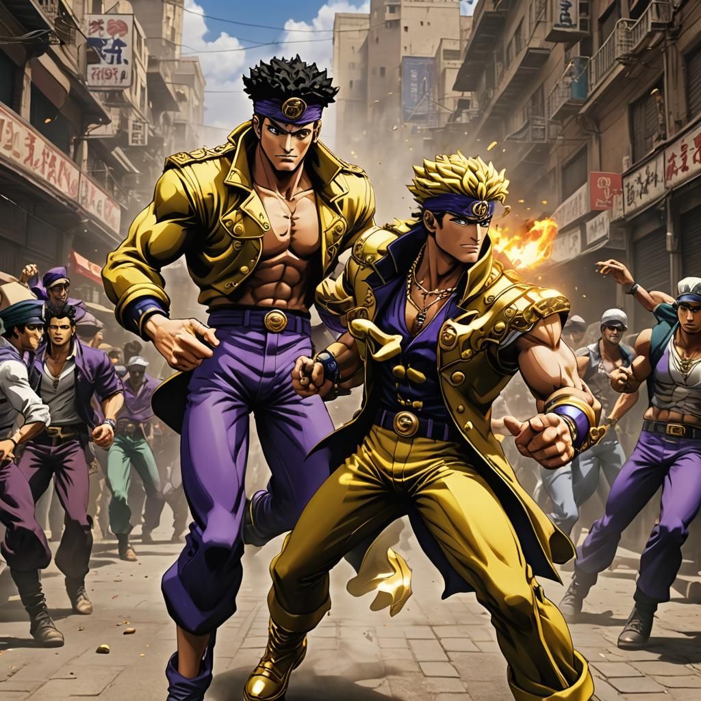 Epic JoJo's Bizarre Adventure Battle in Cairo