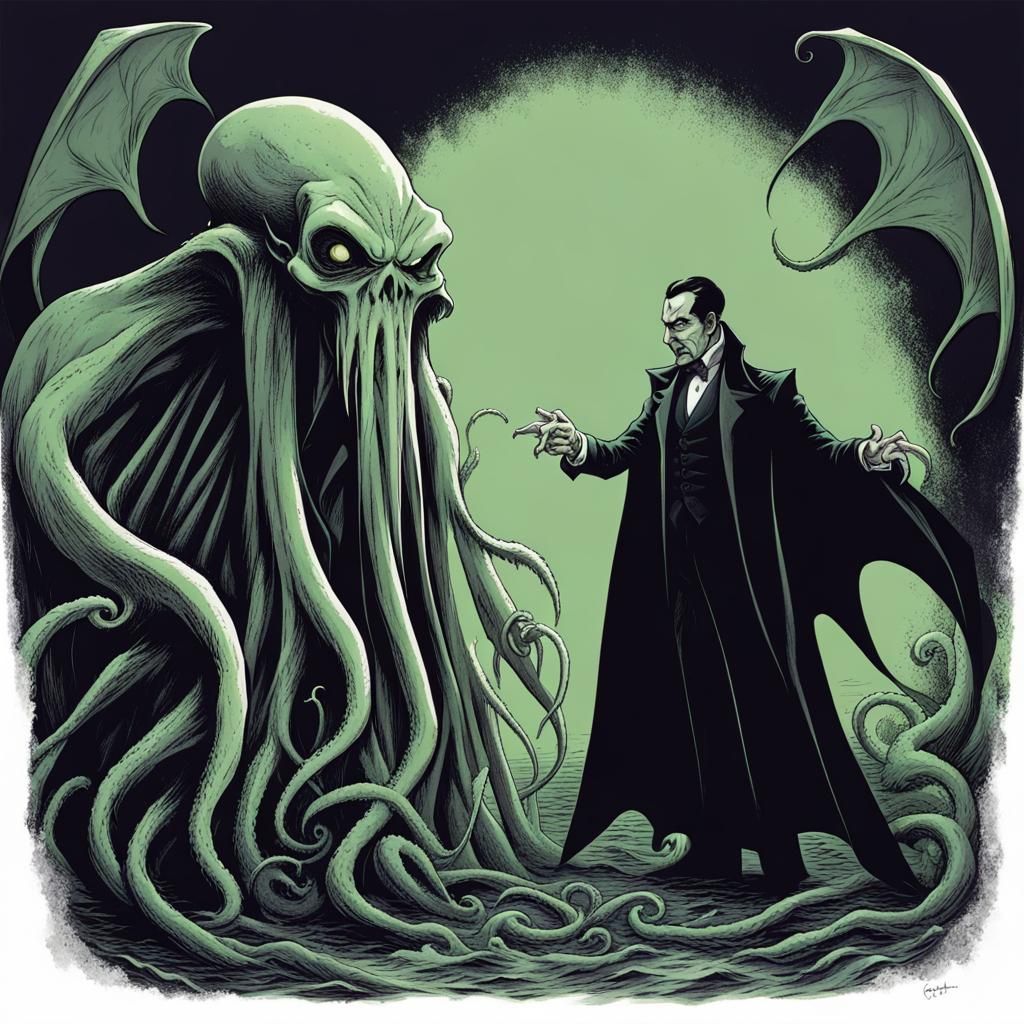 Count Dracula Meets Cthulhu: A Terrifying Encounter