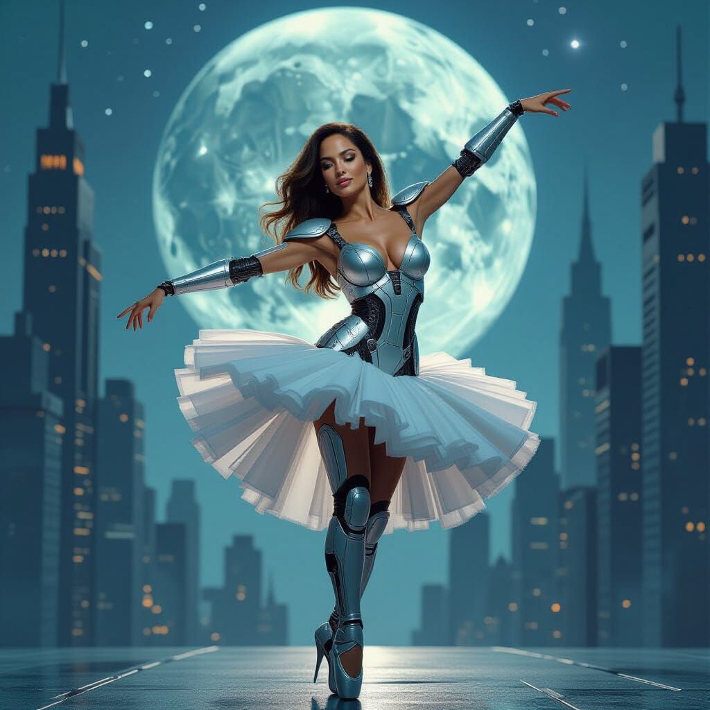 Jennifer Lopez Dances in Android Metropolis