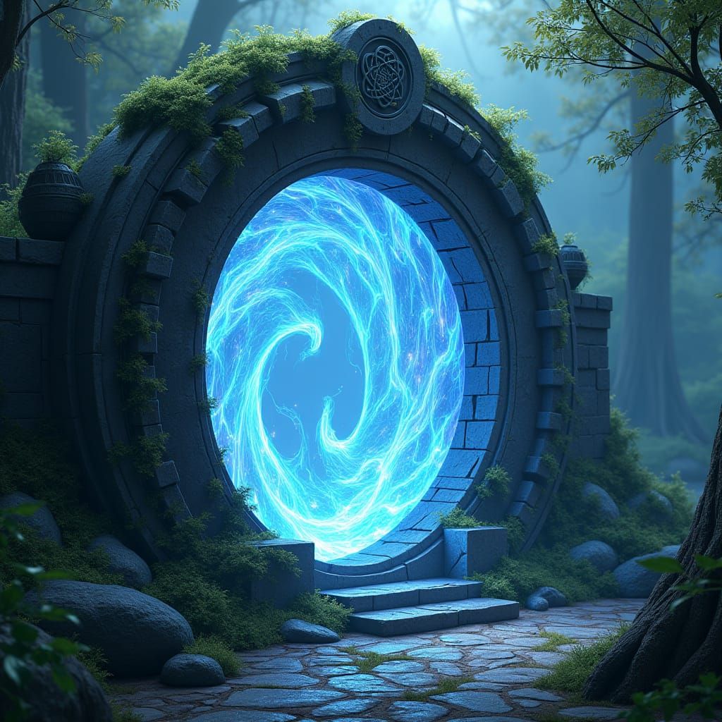 An ancient elven portal