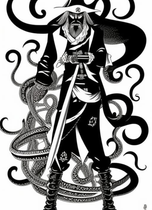 Kraken Pirate Concept Art