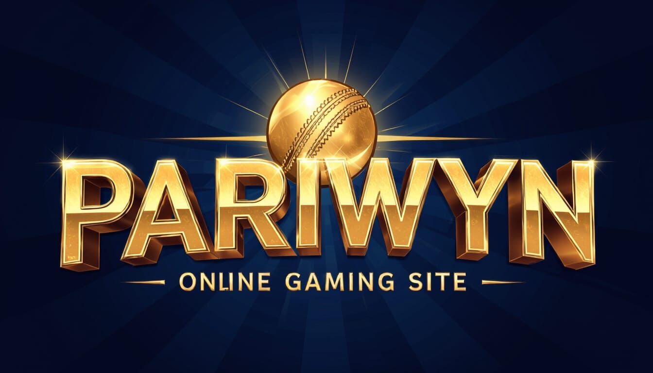 Golden 3D Logo for PARIWYN Gaming Site