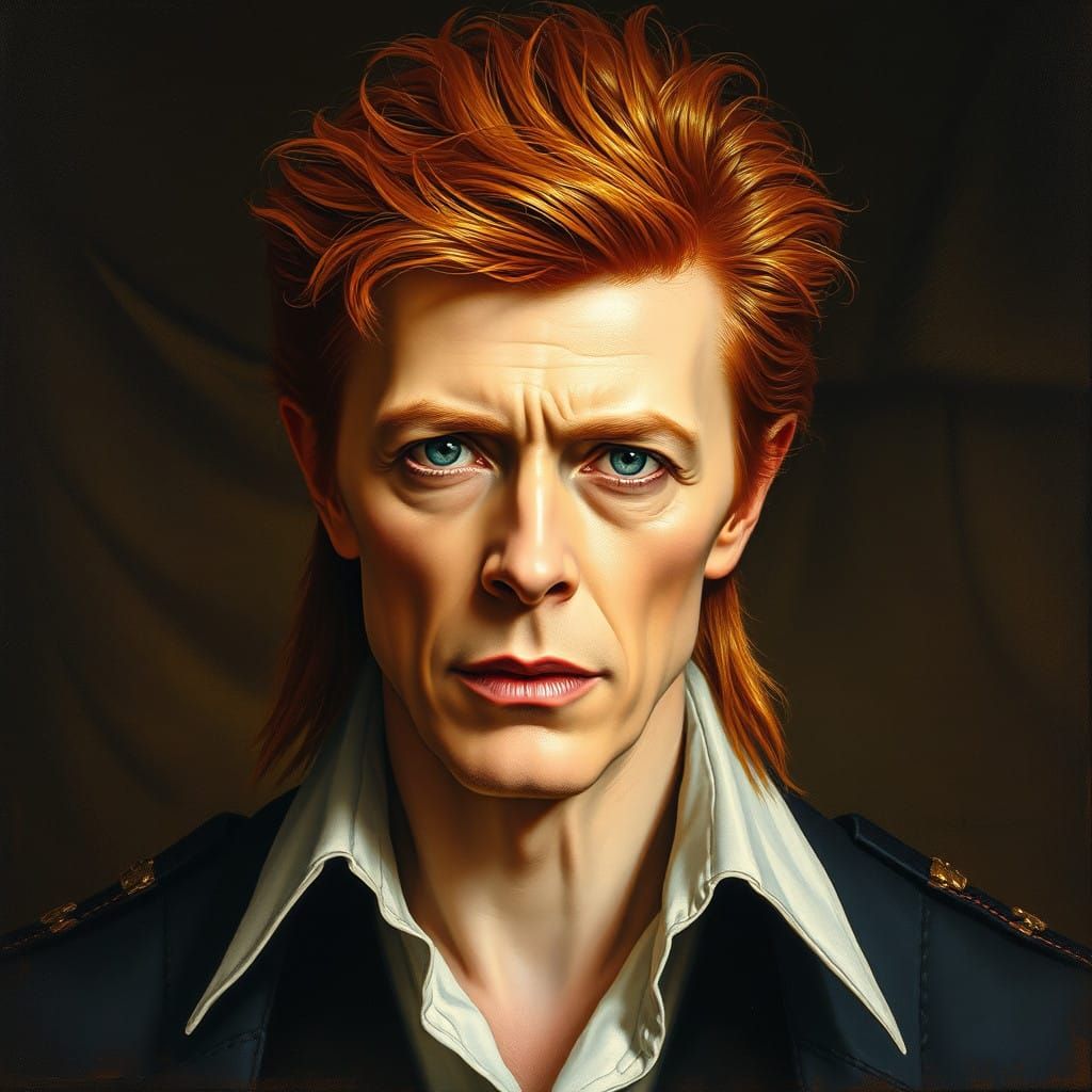 Dutch Masterpiece Portrait of the Legendary Musician