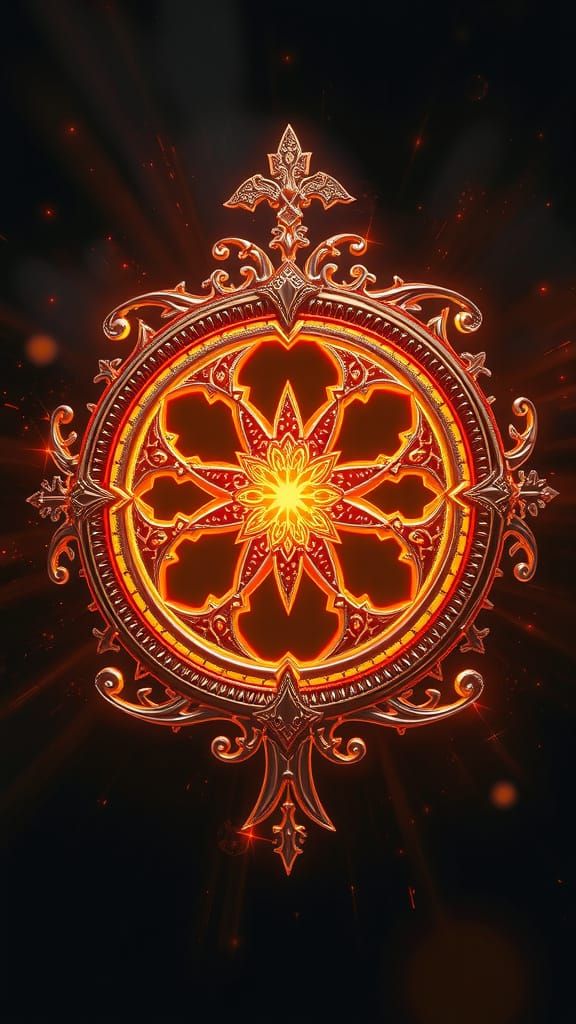 Abstract Symbolism of Beginning and End