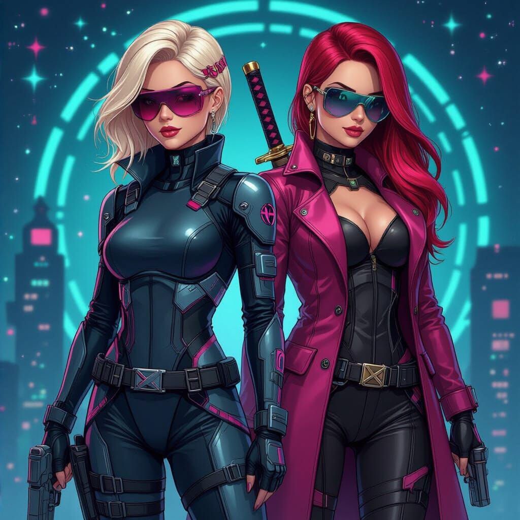 Sisters and Cyberpunk Agents