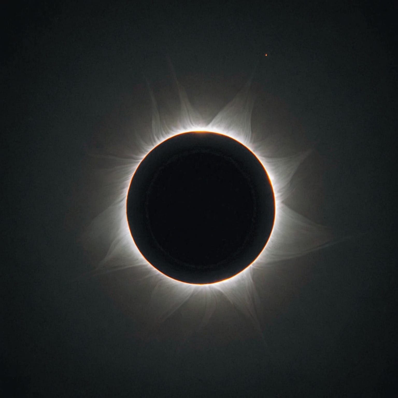 Spectacular Solar Eclipse Reveals Fiery Corona
