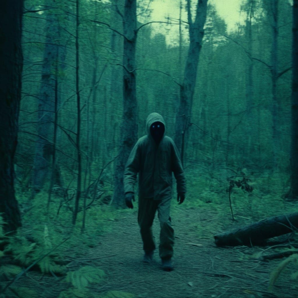 Cryptid Creature Captured on Grainy VHS Footage