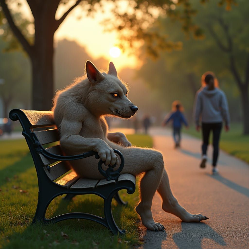 A Creature of Mystery Lounges in a Suburban Haven at Golden...