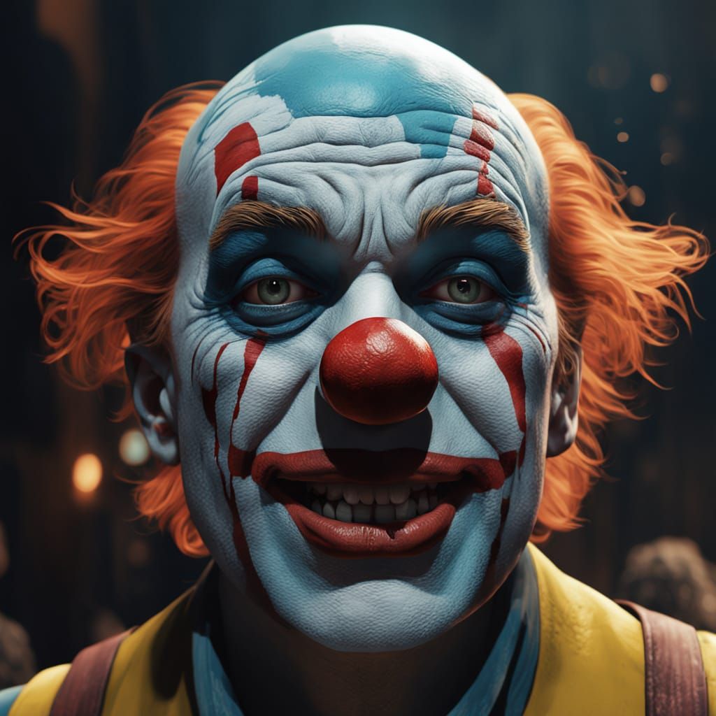 A Clown's Tears: Photorealistic Close-Up in a Comedy Club