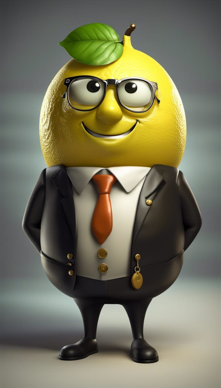 Lemon Mayor in Hyperrealistic 8K Resolution