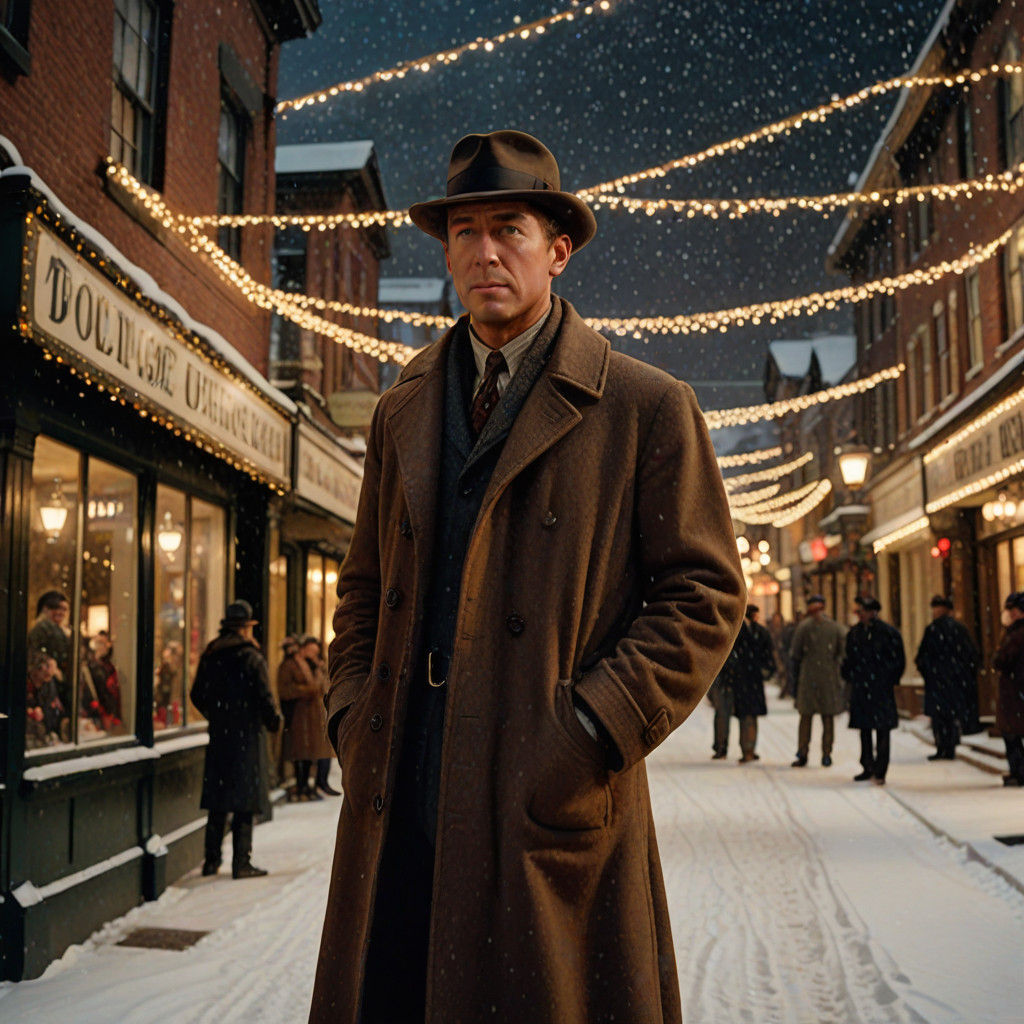 A Timeless Winter Scene from Classic Cinema