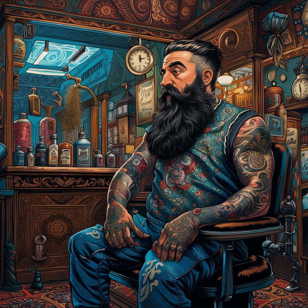 Claude Monet's Barber Shop