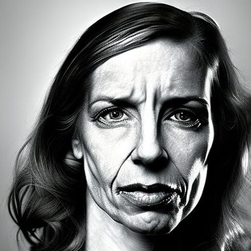 Beautiful Woman Portrait with Studio Lighting