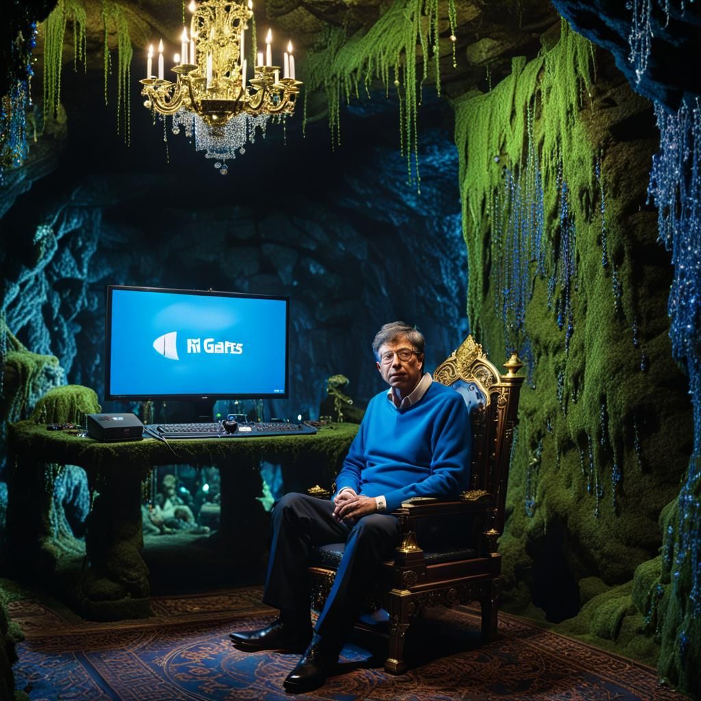 Gates in blue screen hell