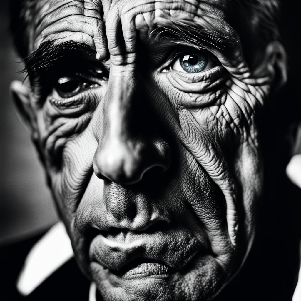 Classic Hollywood Portrait in Street Photography Style